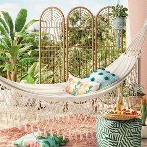 Boho Fringe Hammock